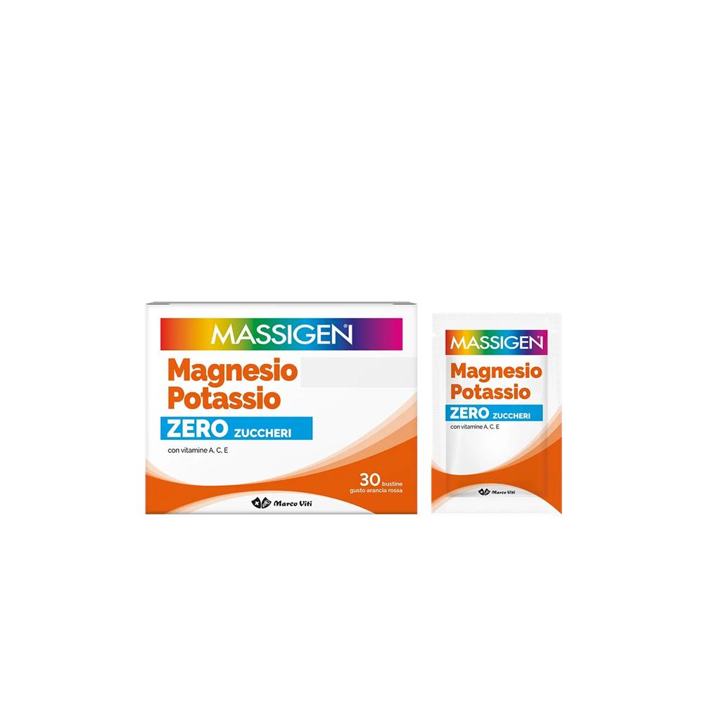 Massigen Magnesio Potassio Zero Zuccheri 30 Bustine